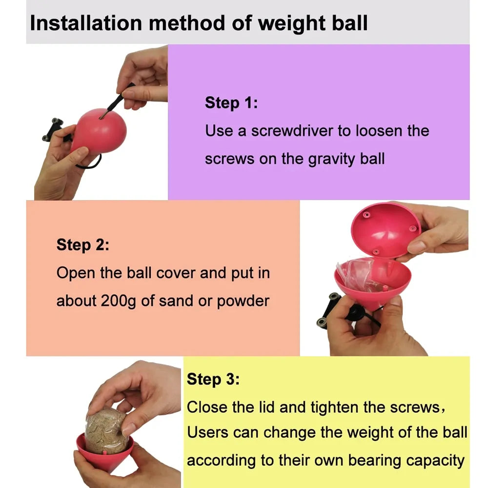 Adjustable Abdominal Exercise Hoops